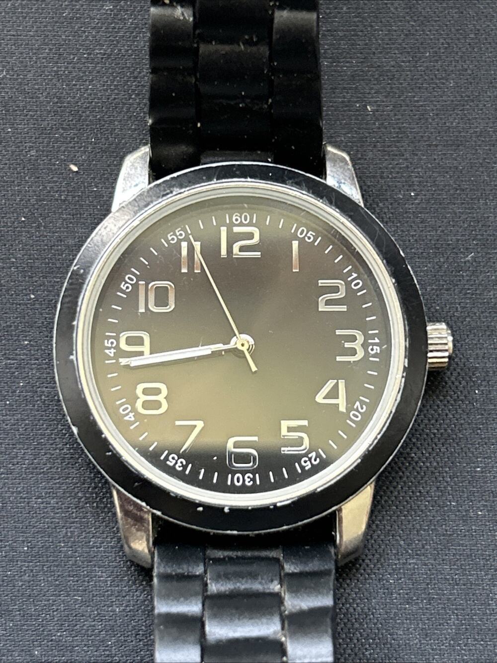Xhilaration Black And Silver Tone Women’s Quartz Watch